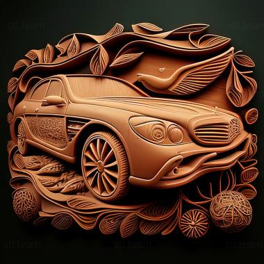 3D модель Мерседес Бенц W209 (STL)